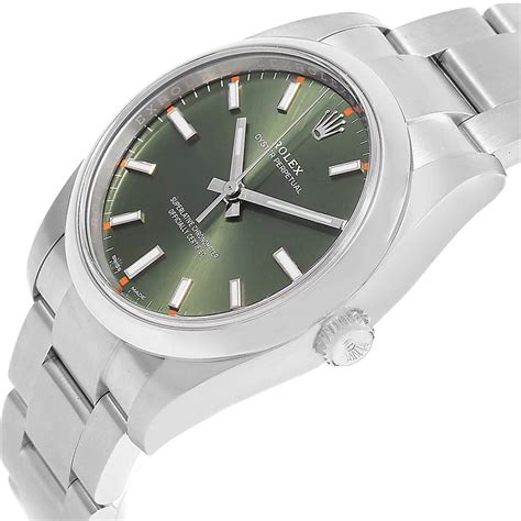 rolex oyster perpetual 34 unisex automatic watch 114200gnso|oyster perpetual date 34.